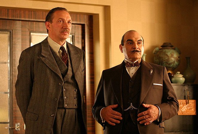 Agatha Christie's Poirot - Čas přílivu - Z filmu - Richard Hope, David Suchet