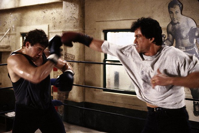 Rocky V - Z filmu - Tommy Morrison, Sylvester Stallone