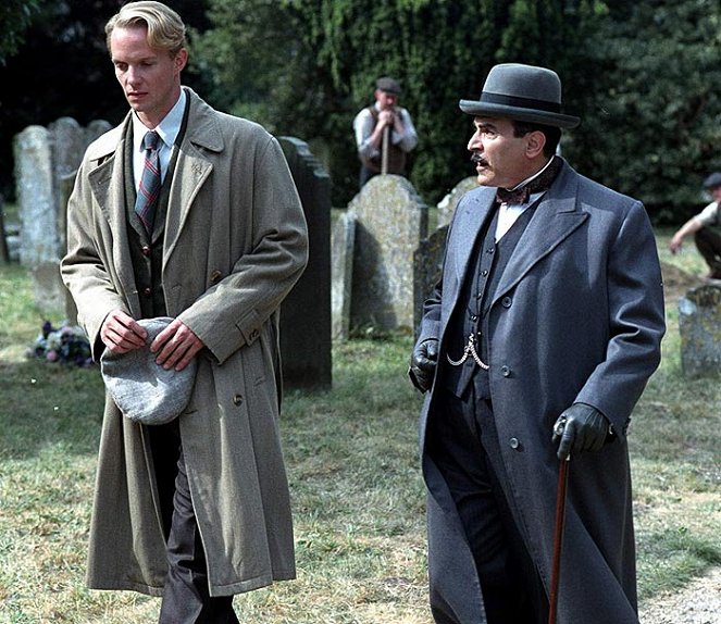 Agatha Christie's Poirot - Temný cypřiš - Z filmu - Rupert Penry-Jones, David Suchet