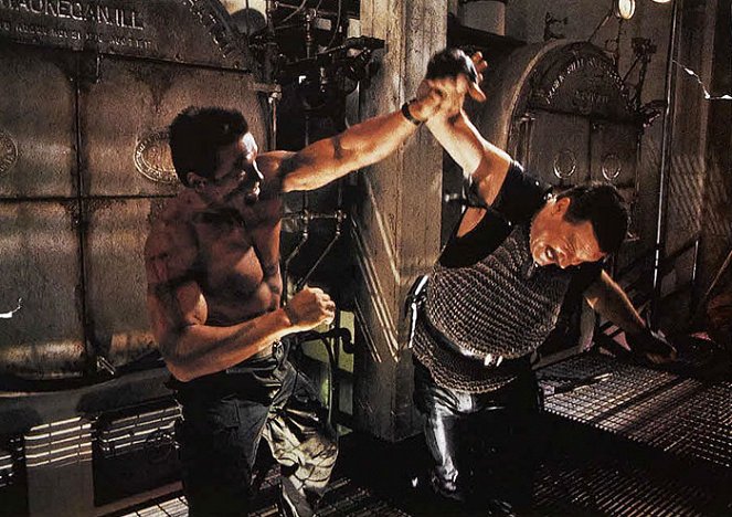 Komando - Z filmu - Arnold Schwarzenegger, Vernon Wells