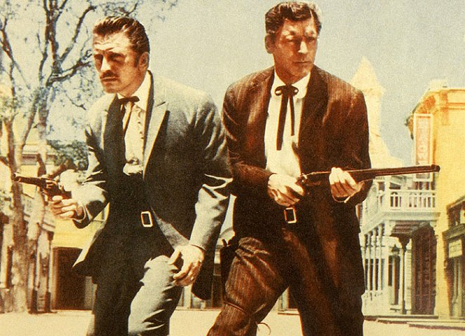 Přestřelka u O.K. Corralu - Z filmu - Kirk Douglas, Burt Lancaster