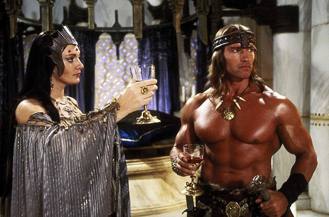 Ničitel Conan - Z filmu - Sarah Douglas, Arnold Schwarzenegger