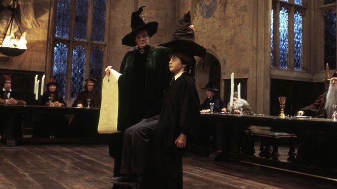 Harry Potter a Kámen mudrců - Z filmu - Maggie Smith, Daniel Radcliffe, Richard Harris