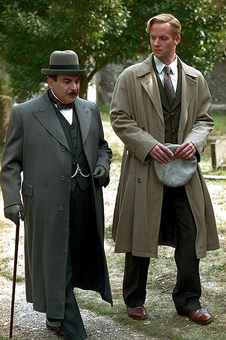 Agatha Christie's Poirot - Temný cypřiš - Z filmu - David Suchet, Rupert Penry-Jones