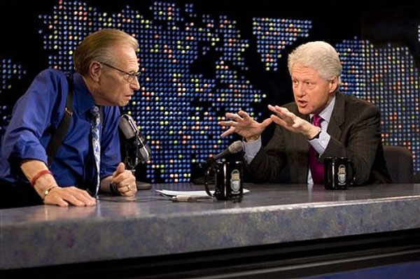 Larry King Live - Photos - Larry King, Bill Clinton