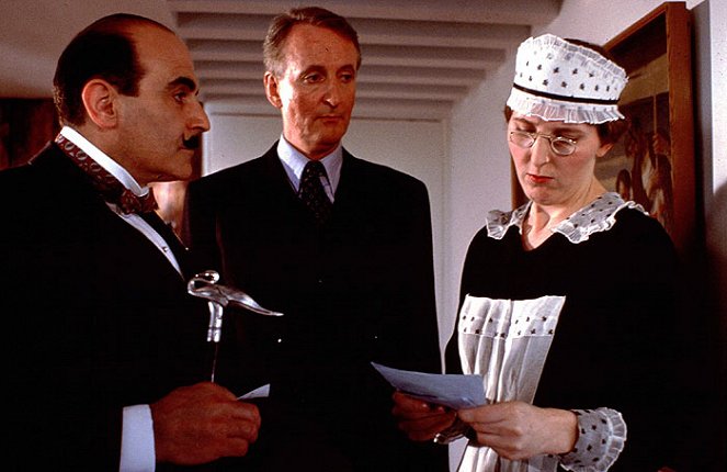 Agatha Christie's Poirot - Season 7 - Vražda Rogera Ackroyda - Z filmu - David Suchet, Hugh Fraser