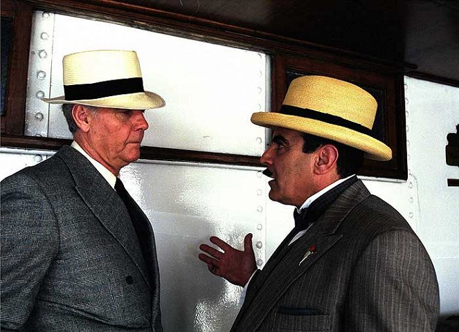 Agatha Christie's Poirot - Smrt na Nilu - Z filmu - James Fox, David Suchet