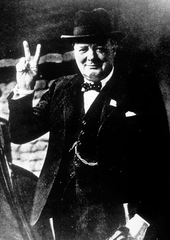 Konec Třetí říše - Z filmu - Winston Churchill