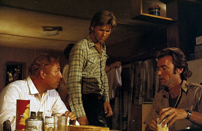 Thunderbolt a Lightfoot - Z filmu - George Kennedy, Jeff Bridges, Clint Eastwood