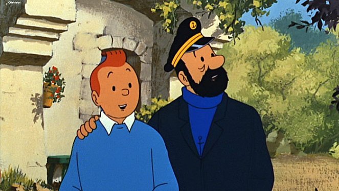 Tintin a jezero žraloků - Z filmu