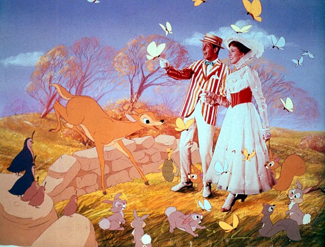 Mary Poppins - Z filmu - Dick Van Dyke, Julie Andrews