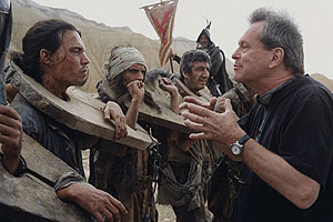 Ztracen v La Mancha - Z filmu - Johnny Depp, Terry Gilliam