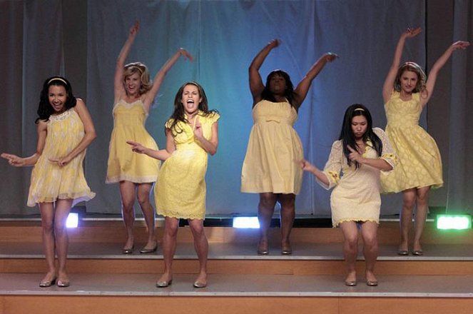 Glee - Z filmu - Naya Rivera, Heather Morris, Lea Michele, Amber Riley, Jenna Ushkowitz, Dianna Agron
