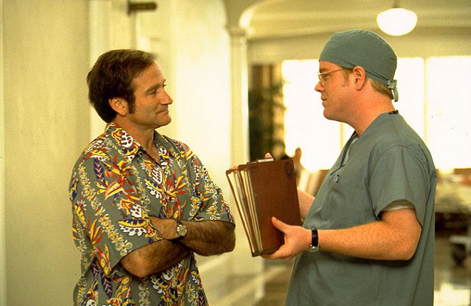 Doktor Flastr - Z filmu - Robin Williams, Philip Seymour Hoffman