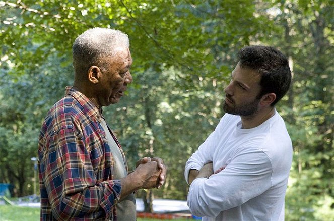 Sbohem, baby - Z natáčení - Morgan Freeman, Ben Affleck