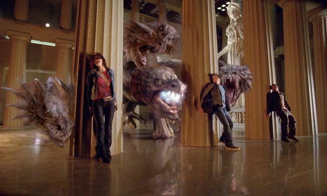 Percy Jackson: Zloděj blesku - Z filmu - Alexandra Daddario, Logan Lerman, Brandon T. Jackson