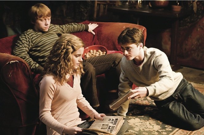 Harry Potter a Princ dvojí krve - Z filmu - Rupert Grint, Emma Watson, Daniel Radcliffe
