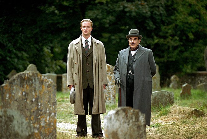 Agatha Christie's Poirot - Temný cypřiš - Z filmu - Rupert Penry-Jones, David Suchet