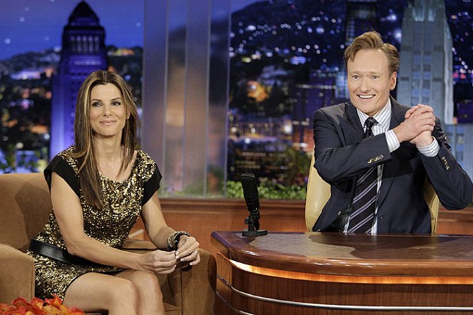 Late Night with Conan O'Brien - Photos - Sandra Bullock, Conan O'Brien