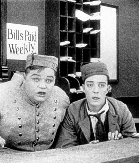 Hotelový poslíček - Z filmu - Roscoe 'Fatty' Arbuckle, Buster Keaton