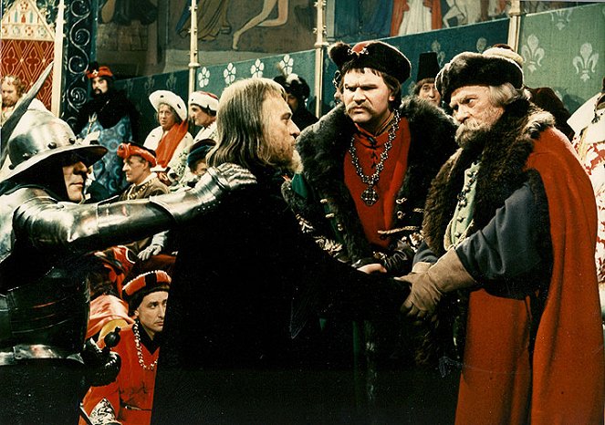 Jan Hus - Z filmu - Zdeněk Štěpánek, Vítězslav Vejražka, Gustav Hilmar