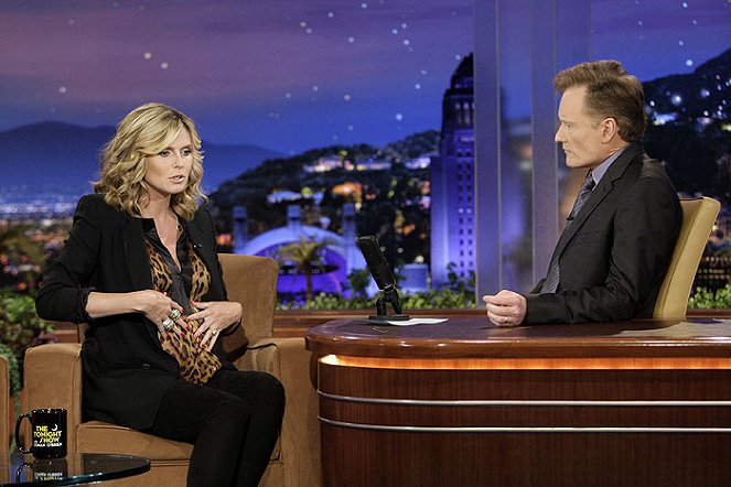 Late Night with Conan O'Brien - Photos - Heidi Klum, Conan O'Brien