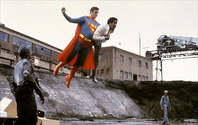 Superman 3 - Z filmu - Christopher Reeve, Richard Pryor