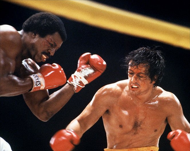 Rocky II - Z filmu - Carl Weathers, Sylvester Stallone