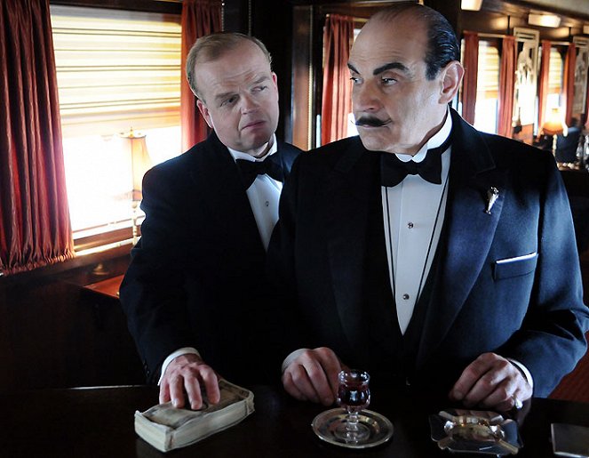 Agatha Christie's Poirot - Vražda v Orient expresu - Z filmu - Toby Jones, David Suchet