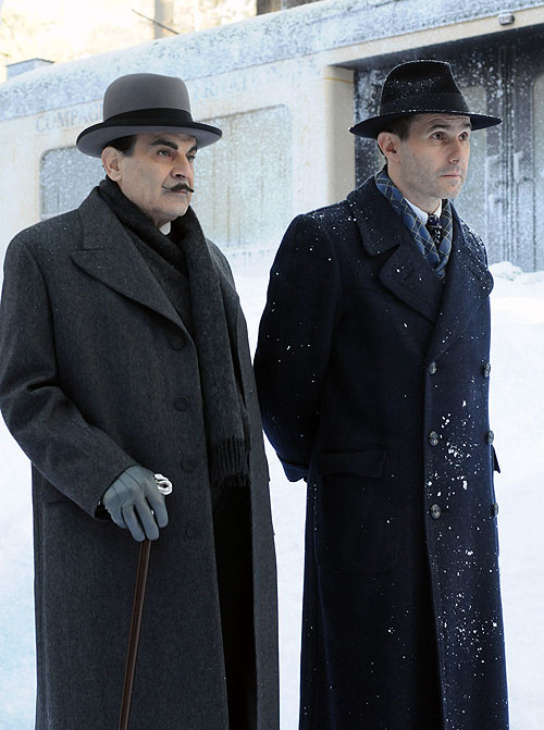 Agatha Christie's Poirot - Vražda v Orient expresu - Z filmu - David Suchet, Serge Hazanavicius
