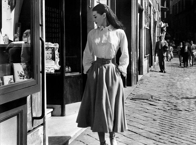 Prázdniny v Ríme - Z filmu - Audrey Hepburn, Gregory Peck