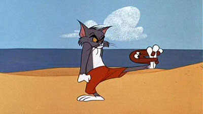Tom a Jerry - Chuck Jones era - Trable se surfováním - Z filmu