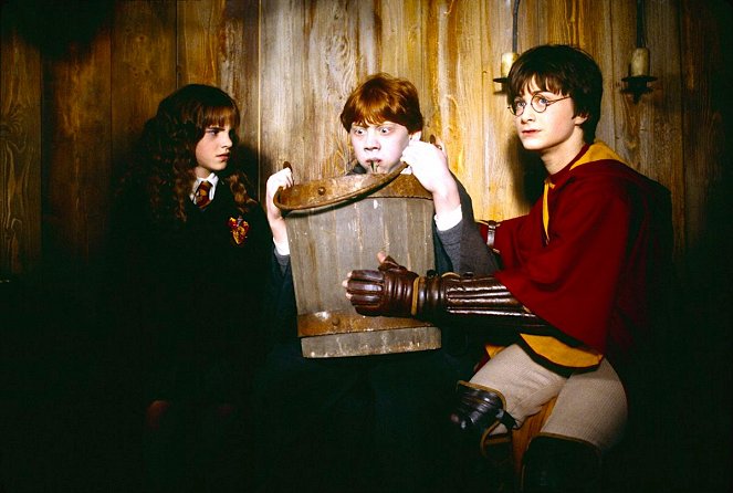 Harry Potter a Tajomná komnata - Z filmu - Emma Watson, Rupert Grint, Daniel Radcliffe