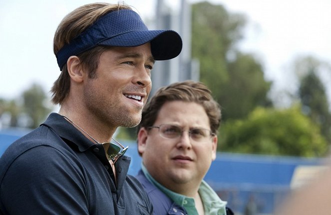 Moneyball - Z filmu - Brad Pitt, Jonah Hill