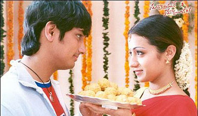 Nuvvostanante Nenoddantana - Z filmu - Siddharth, Trisha Krishnan