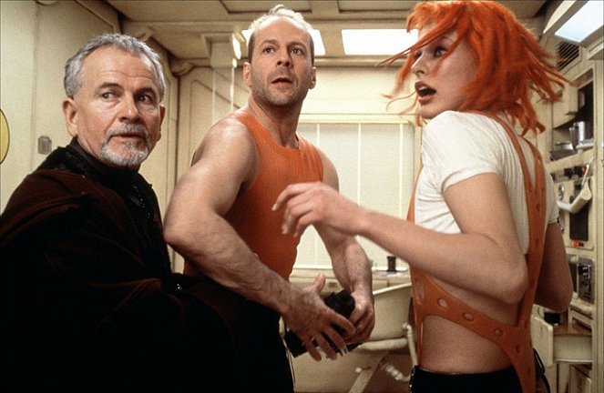 Pátý element - Z filmu - Ian Holm, Bruce Willis, Milla Jovovich