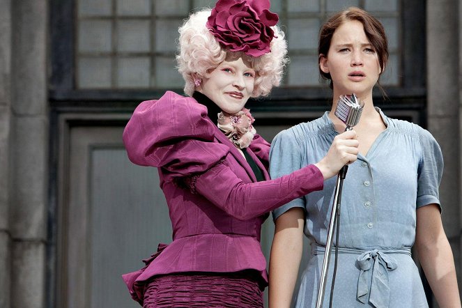 Hunger Games - Z filmu - Elizabeth Banks, Jennifer Lawrence