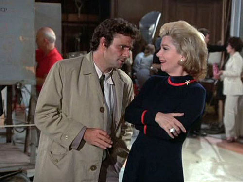 Columbo - Rekviem pro padající hvězdu - Z filmu - Peter Falk, Anne Baxter