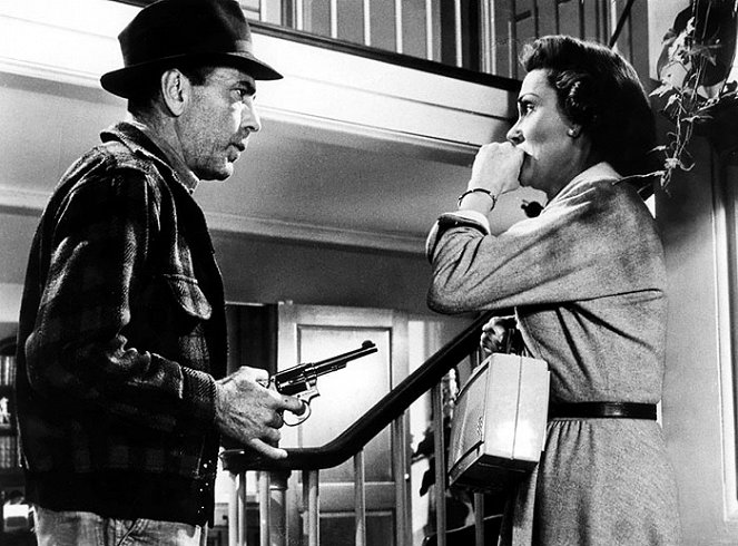Hodiny zoufalství - Z filmu - Humphrey Bogart, Martha Scott