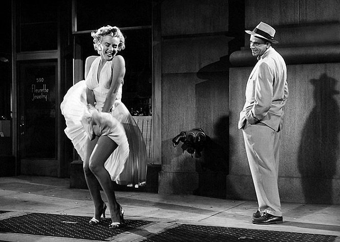 Slamený vdovec - Marilyn Monroe, Tom Ewell