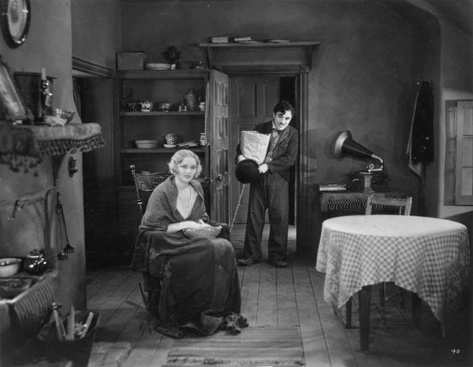 Svetlá veľkomesta - Z filmu - Virginia Cherrill, Charlie Chaplin