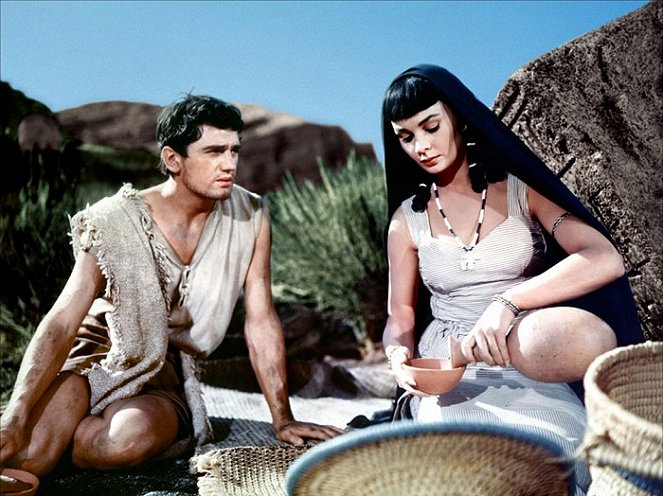 Egypťan Sinuhet - Z filmu - Edmund Purdom, Jean Simmons