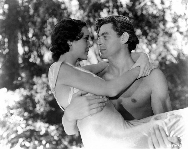 Tarzan a jeho družka - Z filmu - Maureen O'Sullivan, Johnny Weissmuller