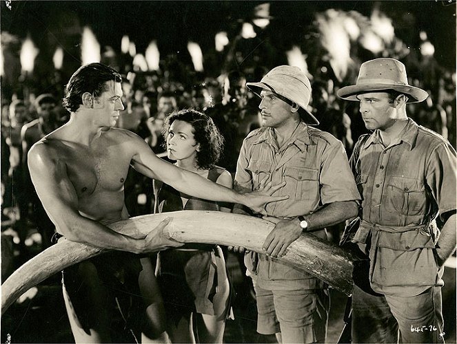 Tarzan a jeho družka - Z filmu - Johnny Weissmuller, Maureen O'Sullivan, Paul Cavanagh, Neil Hamilton
