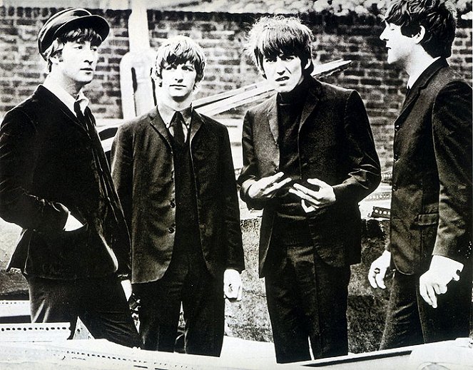 Perný den - Z filmu - John Lennon, Ringo Starr, George Harrison, Paul McCartney