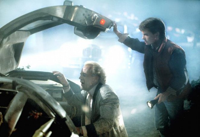 Návrat do budoucnosti - Z filmu - Christopher Lloyd, Michael J. Fox