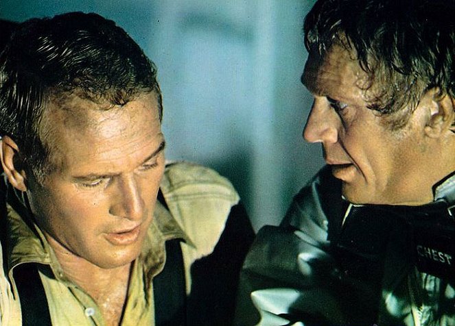 Skleněné peklo - Z filmu - Paul Newman, Steve McQueen