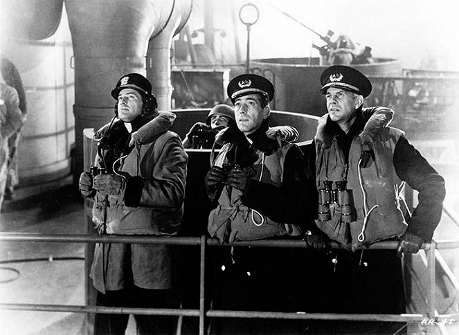 Konvoj do Murmanska - Z filmu - Humphrey Bogart, Raymond Massey