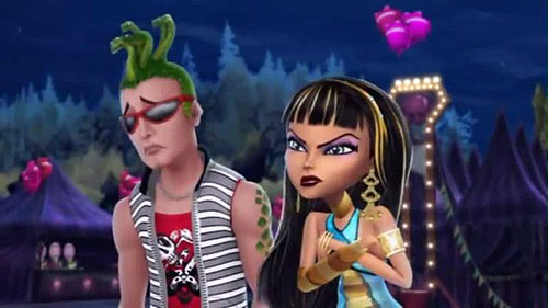 Monster High: Útěk z Pobřeží lebek - Z filmu