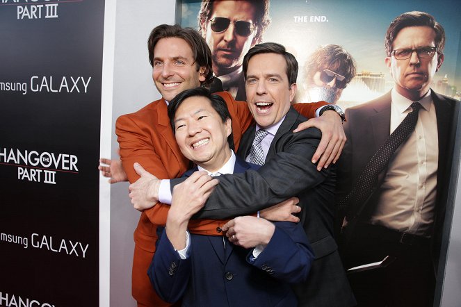 Pařba na třetí - Z akcí - Bradley Cooper, Ken Jeong, Ed Helms